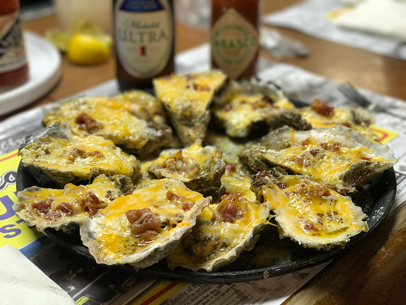 Cheese Baked Oysters